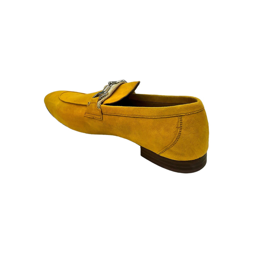 Donald Pliner Men's Tanner Suede Loafer Ochre - Medium - Picture 3 of 3